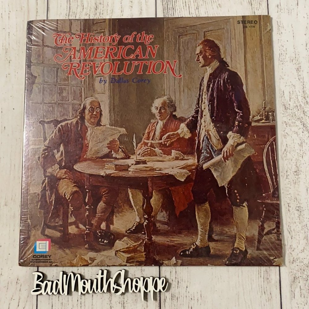 The History of the American Revolution Vintage Vinyl Record Unopened NOS